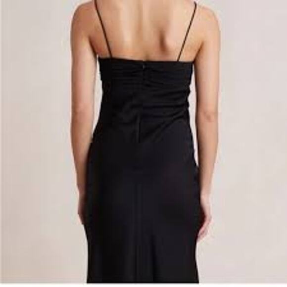 Bec & Bridge Giulia Black Leg Split Formal Cocktail Evening Maxi Dress Size 6 - Picture 2 of 11
